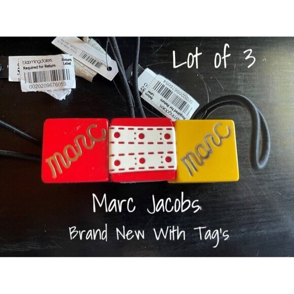 Marc Jacobs Accessories - Marc By Marc Jacobs Hair Tie Pony-tail Holder  Lot 3 Bloomingdales New with Tag
